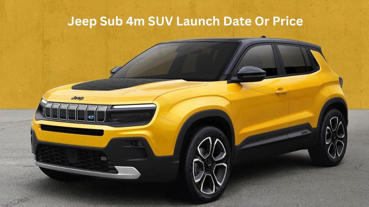 Jeep Sub 4m SUV Launch Date Or Price