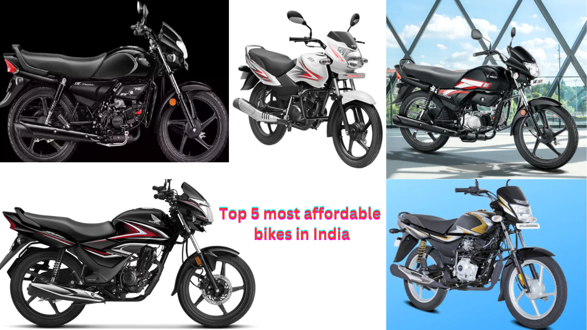 Top 5 most affordable bikes in India