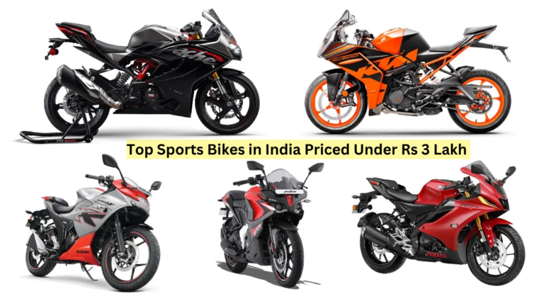 Top Sports Bikes in India Priced Under Rs 3 Lakh