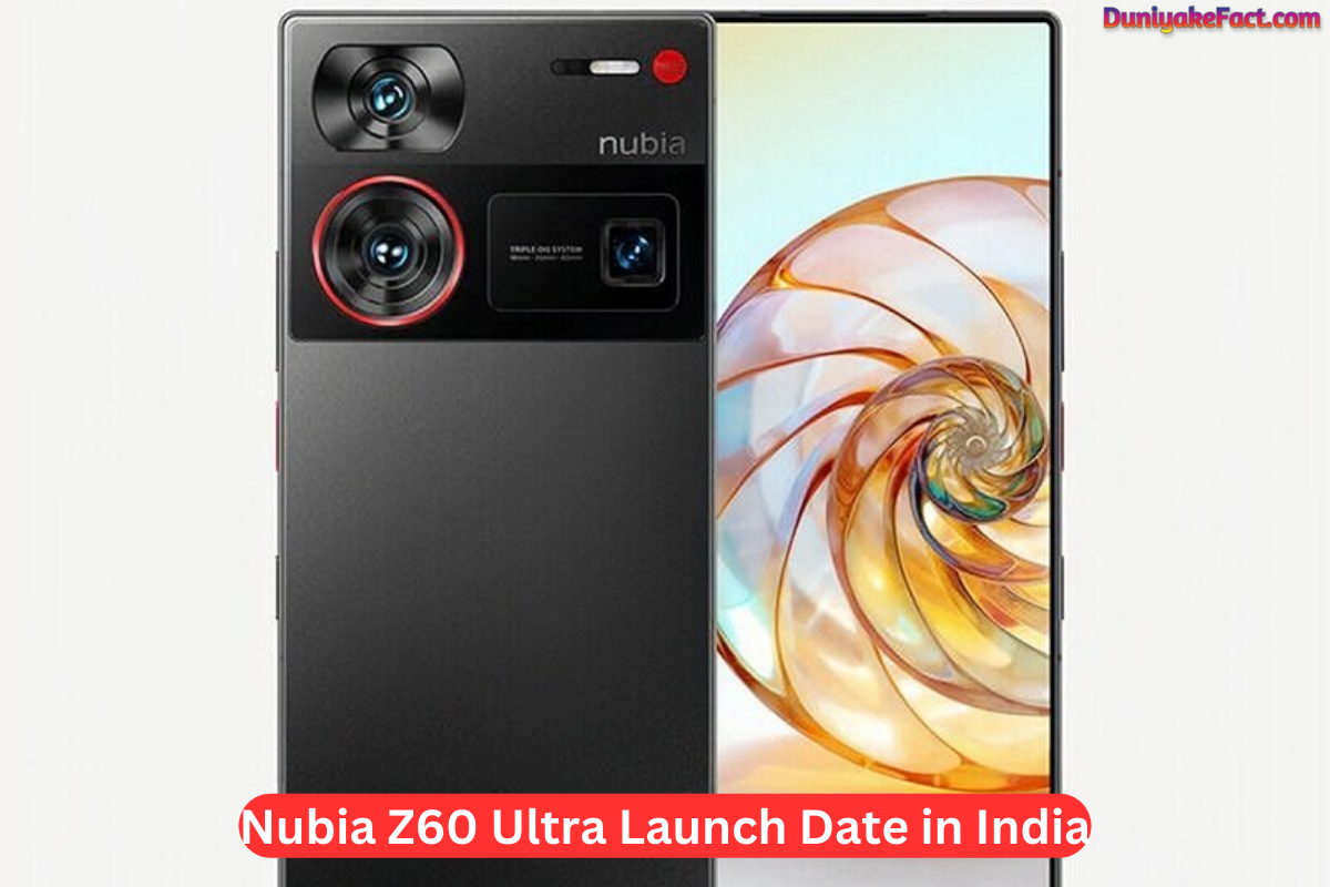 Nubia Z60 Ultra Launch Date in India