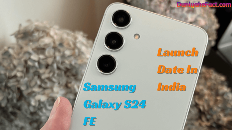 Samsung Galaxy S24 FE Launch Date In India
